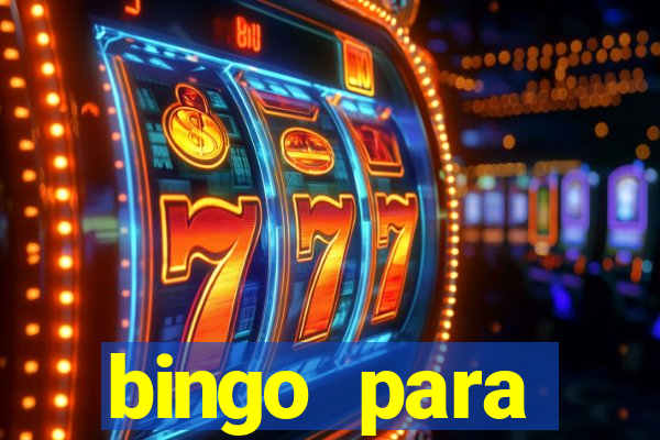 bingo para despedida de solteira para imprimir